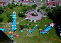 第３６回夏祭り広場、会場図と駐車場について